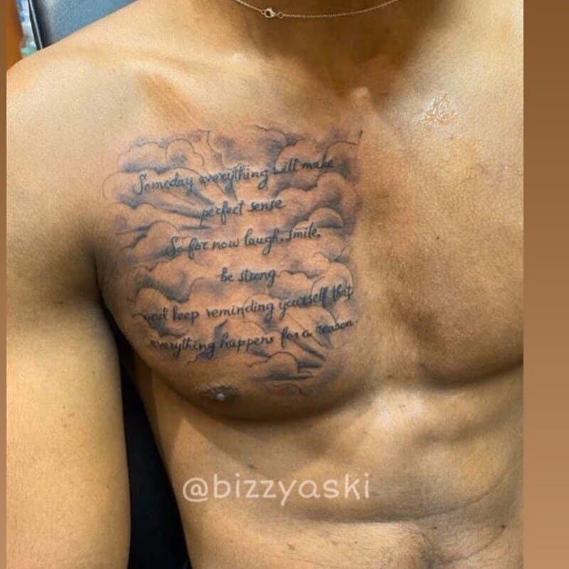 cloud-quote-small-chest-tattoo-men